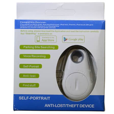Smart Tag Wireless Bluetooth Tracker and Locator, Anti-lost alarm - WHITE_0