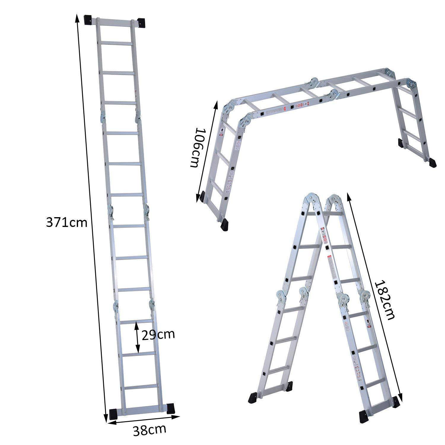 3.7m Aluminium Multi Purpose Ladder_2
