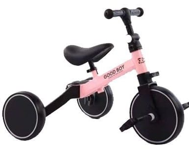 Toddler 3 in 1 Training Bike - Pink_0