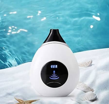 USB Rechargeable Portable Electric Pore Vacuum Cleaner - White_0