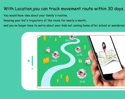 Q90 Smart Watch for Kids with SOS Alarm - Orange_1