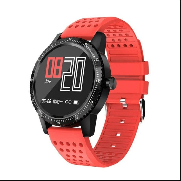 T1 Fitness Bracelet IP67 waterproof Health Monitoring Support Smart Watch - Red_0