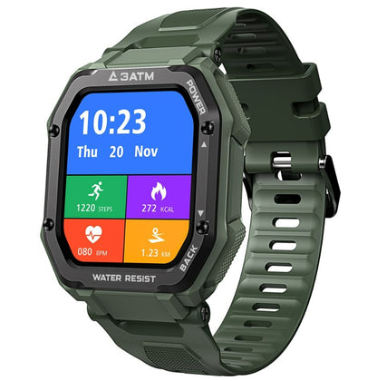 ROCK Rugged Smart Watch For Men Outdoor Sports - Army Green_0
