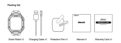 ROCK Rugged Smart Watch For Men Outdoor Sports - Army Green_7