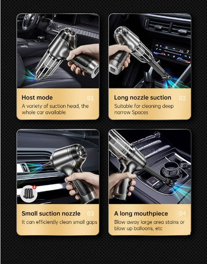 Car Mounted Mini Wireless Vacuum Cleaner for Both Dry And Wet Use, High-Power Portable High Suction  - Brushless Motor_5